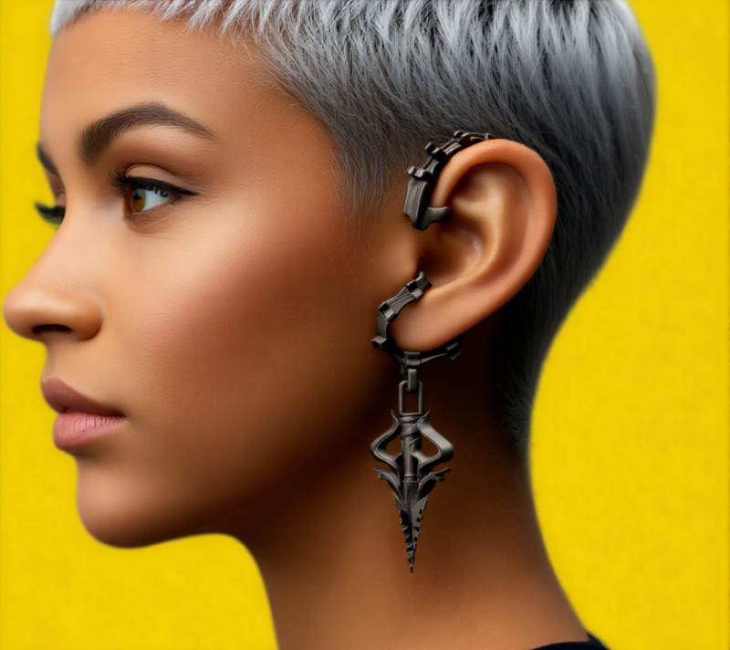 Earrings No Piercing Required Modello di stampa 3D .c4d .max .obj .3ds .fbx .stl .blend