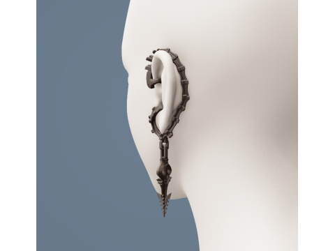 Earrings No Piercing Required Modello di stampa 3D