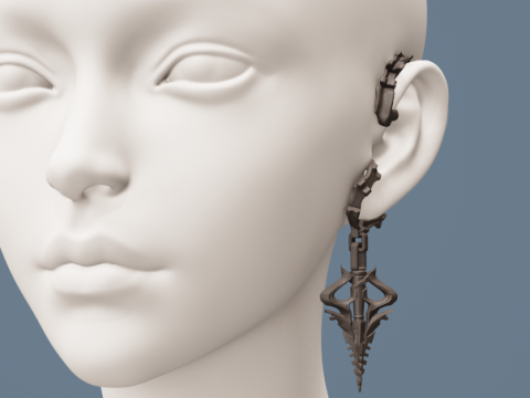 Earrings No Piercing Required Modello di stampa 3D