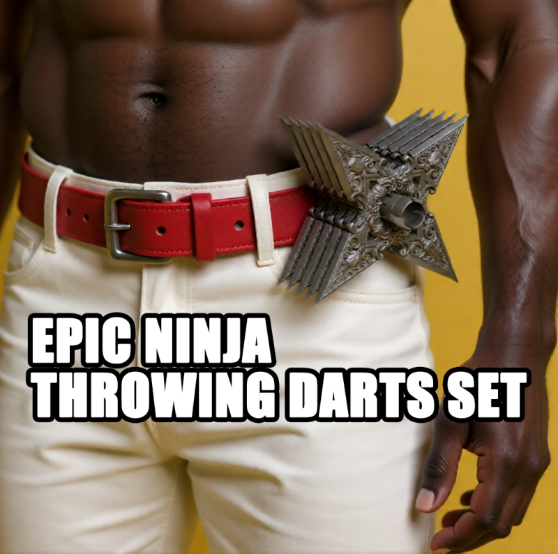 INJA THROWING DARTS SET Modelo de impresión 3D .c4d .max .obj .3ds .fbx .stl .blend