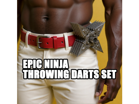 INJA THROWING DARTS SET Modelo de Impressão 3D