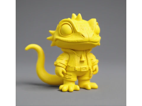 パンクトカゲ 3Dプリントモデル