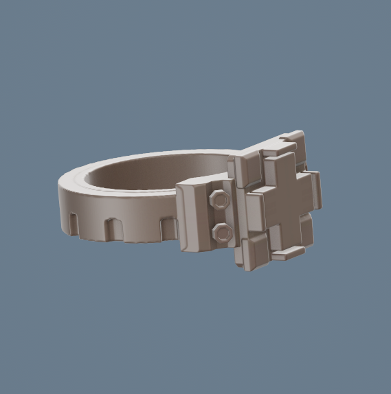 Kings Ring Modello di stampa 3D .c4d .max .obj .3ds .fbx .stl .blend 