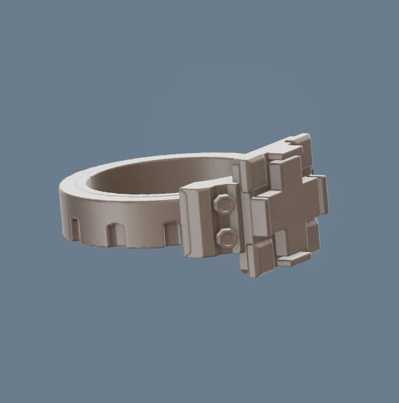 キングスリング 3Dプリントモデル .c4d .max .obj .3ds .fbx .stl .blend