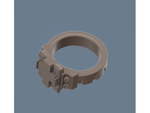 Kings Ring Modello di stampa 3D