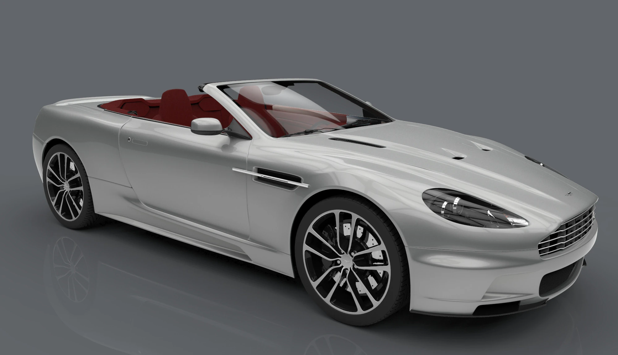 Aston Martin 3ds Max with Renders 3D Model .c4d .max .obj .3ds .fbx .stl .blend 