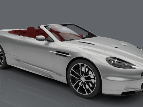 Aston Martin 3ds Max with Renders 3Dモデル