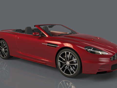 Aston Martin 3ds Max with Renders 3D Модель