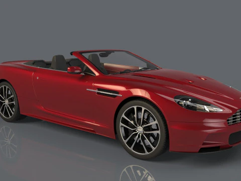 Aston Martin 3ds Max with Renders 3D Model