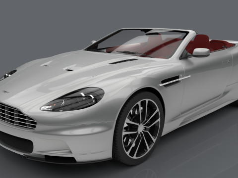Aston Martin 3ds Max with Renders 3D Модель
