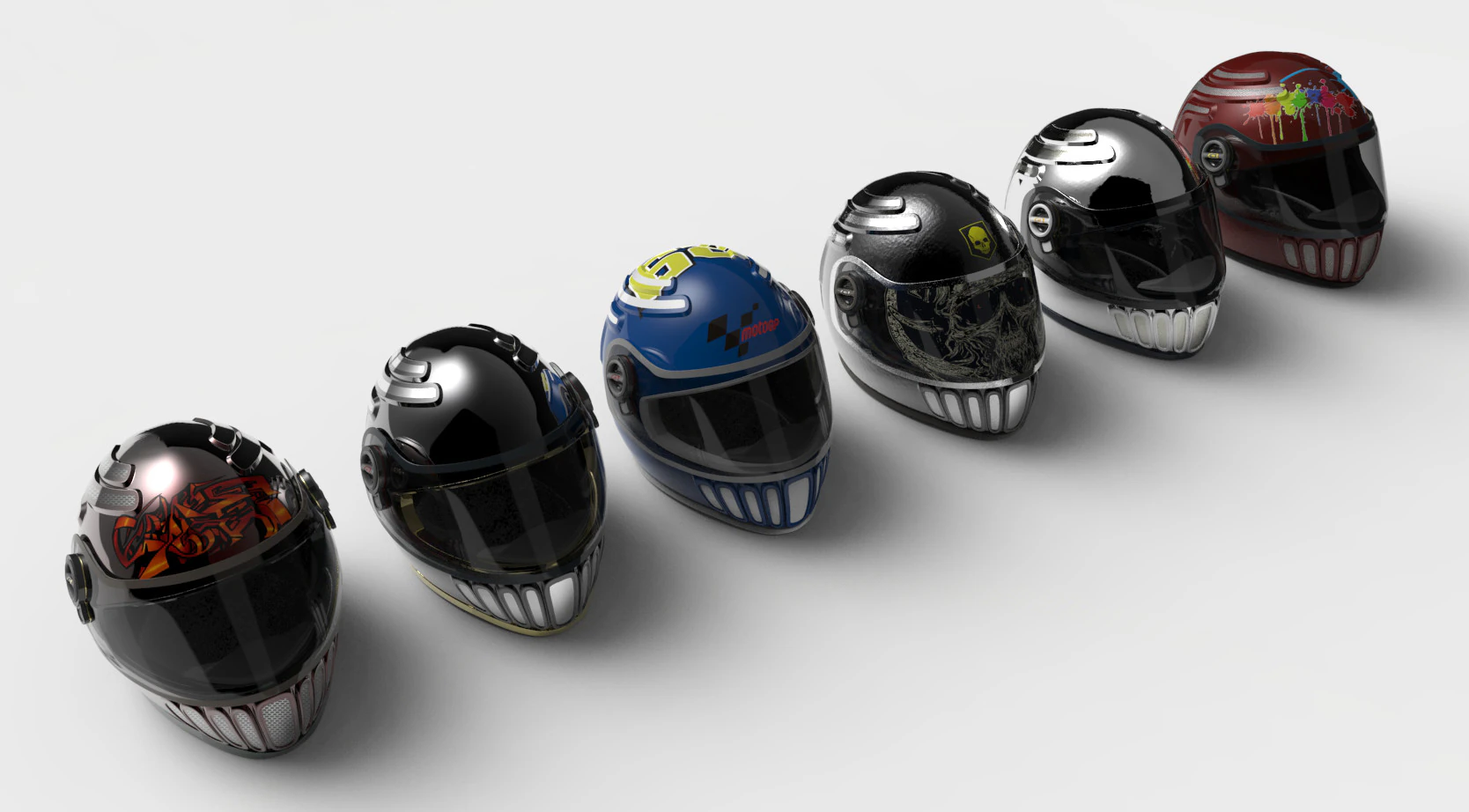 Safety Helmet Industrial Protective STEP SLDPRT IGS STP BIP 3DS X3D 3D Model .c4d .max .obj .3ds .fbx .stl .blend 