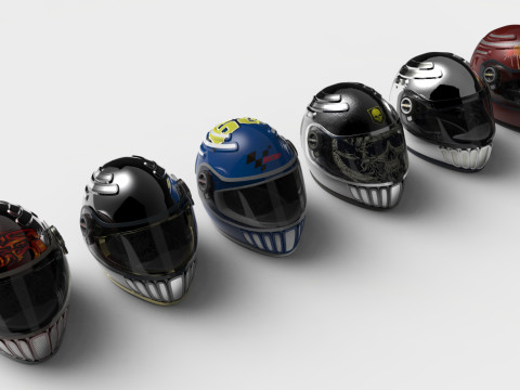 Safety Helmet Industrial Protective STEP SLDPRT IGS STP BIP 3DS X3D Modèle 3D