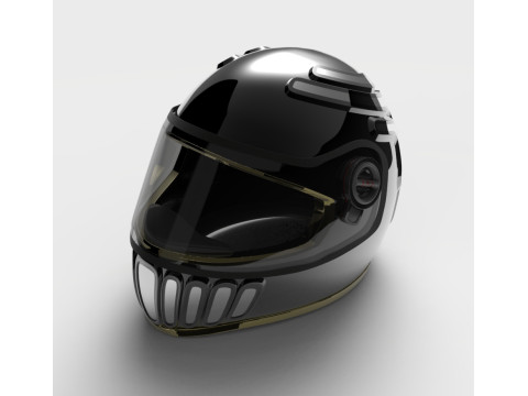Safety Helmet Industrial Protective STEP SLDPRT IGS STP BIP 3DS X3D Model 3D