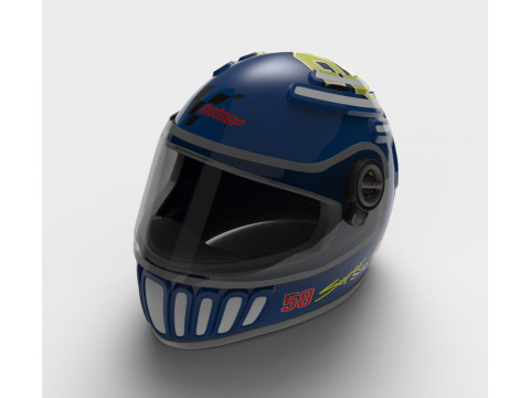 Safety Helmet Industrial Protective STEP SLDPRT IGS STP BIP 3DS X3D Model 3D