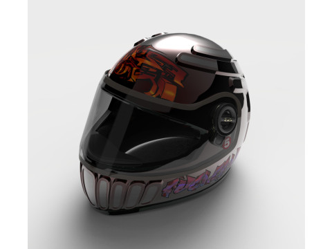 Safety Helmet Industrial Protective STEP SLDPRT IGS STP BIP 3DS X3D Model 3D