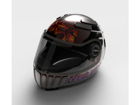 Safety Helmet Industrial Protective STEP SLDPRT IGS STP BIP 3DS X3D 3D Model