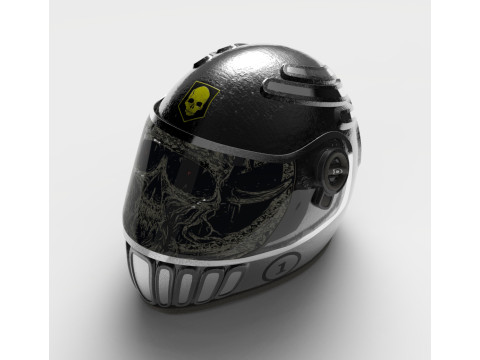 Safety Helmet Industrial Protective STEP SLDPRT IGS STP BIP 3DS X3D Model 3D