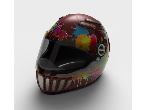 Safety Helmet Industrial Protective STEP SLDPRT IGS STP BIP 3DS X3D Model 3D