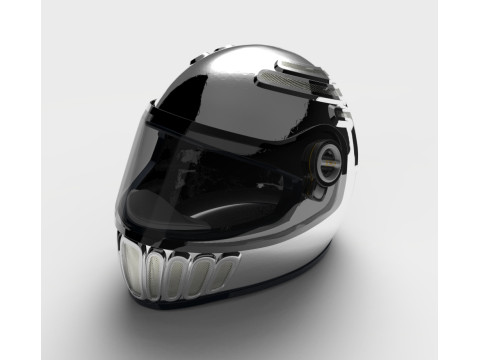 Safety Helmet Industrial Protective STEP SLDPRT IGS STP BIP 3DS X3D Model 3D