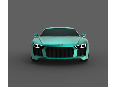 Audi R8 3ds Max 3D Model