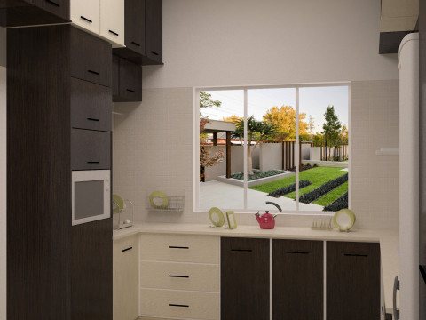 Modern Kitchen 3ds Max 3D मॉडल