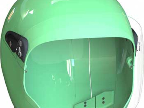 Folding Helmet Modelo 3D