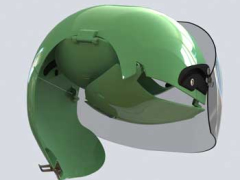 Folding Helmet Modelo 3D