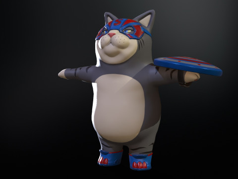 SuperHero 3D Model