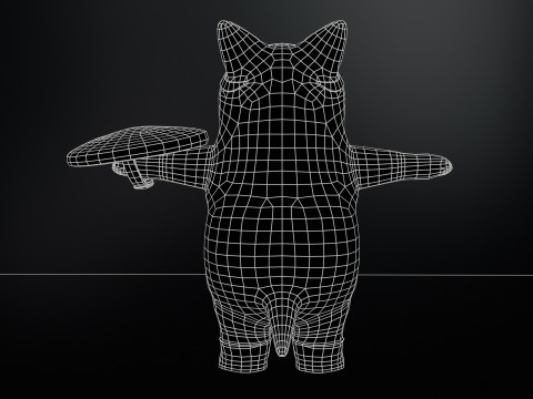 SuperHero 3D Model