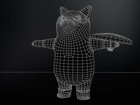 SuperHero 3D Model