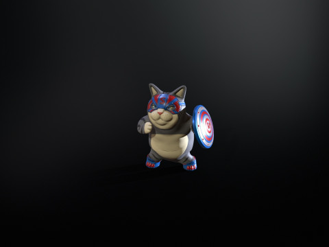 SuperHero 3D Model