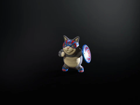 SuperHero 3D Model