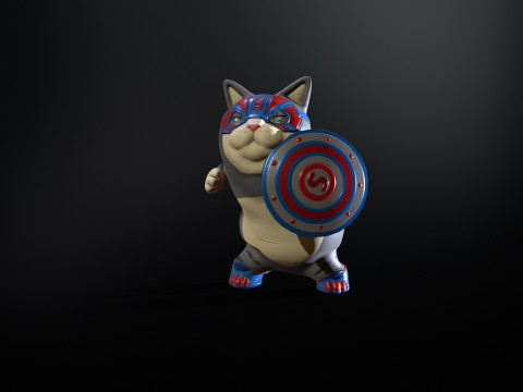 SuperHero 3D Model