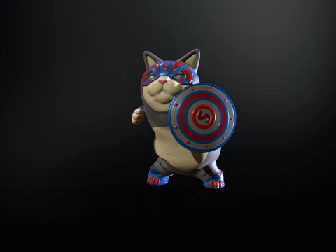 SuperHero 3D Model