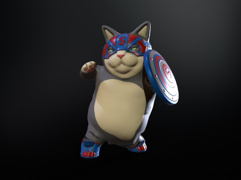 SuperHero 3D Model