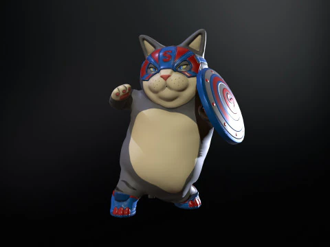 SuperHero 3D Model