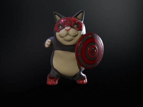 SuperHero 3D Model