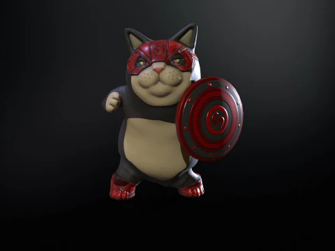 SuperHero 3D Model