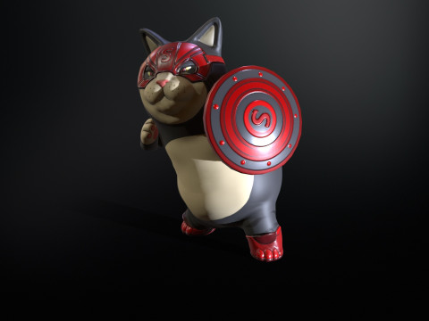 SuperHero 3D Model
