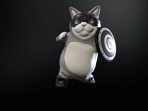 SuperHero 3D Model
