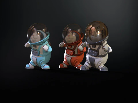 Astronaut 3D Model