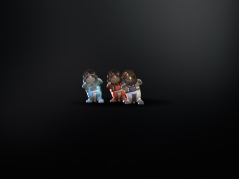 Astronaut 3D Model