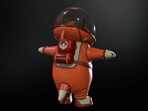 Astronaut 3D Model