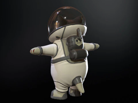 Astronaut 3D Model