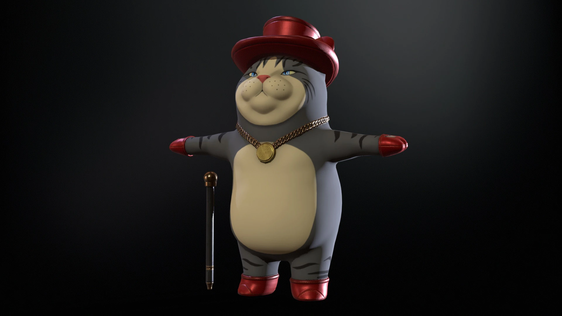 Im Hut 3D Modell .c4d .max .obj .3ds .fbx .stl .blend