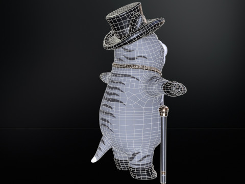 In Hat 3D Modell