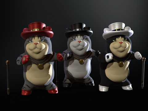 In Hat 3D Modell