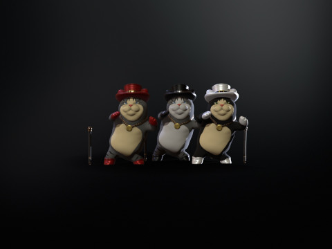 In Hat 3D Modell