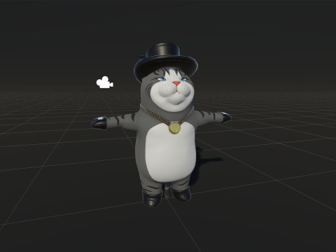 In Hat 3D Modell