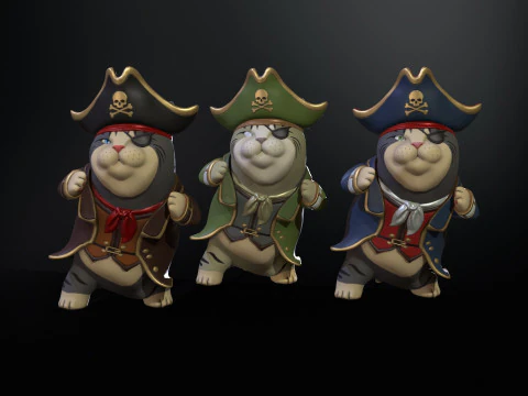 Pirate 3D Model